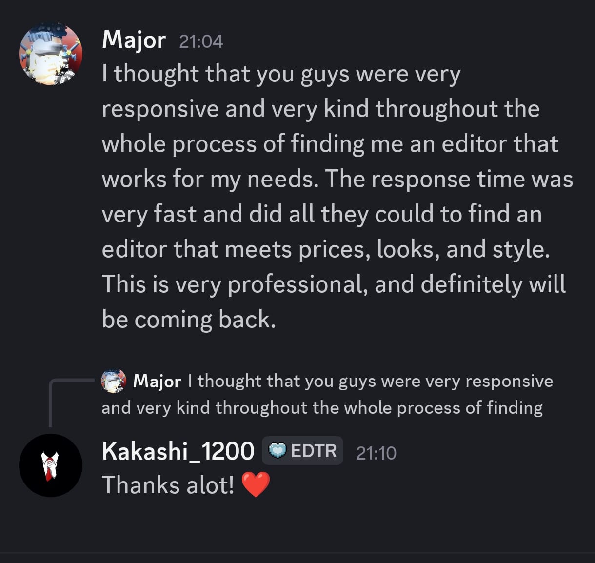 Client Review